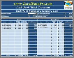 You can also see how to make a pie chart. Download Cash Book Excel Template Exceldatapro