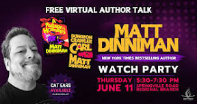 Virtual Author Talk with Matt Dinniman Watch Party