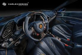 It was based on the ferrari 488 spider, though it had unique exterior styling and more power. Ferrari 488 Spider With Custom Interior By Carlex Design Daily Tuning