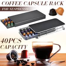 It's usually best to search on one keyword at a time. 40 Cups For Nespresso Coffee Capsules Holder Bracket Pod Rack Storage Dispenser Ebay