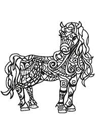 کتاب رنگ آمیزی بزرگسالان مجموعه تصاویر زیبای ماندالا اسب با آموزگار Coloring Coloringpages Drawin Horse Coloring Pages Horse Coloring Horse Coloring Books