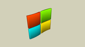 Logo attuale di microsoft, introdotto il 23 agosto 2012. 3d Microsoft Logo 3d Warehouse