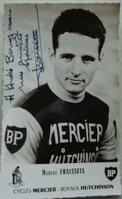 Rare Photograph Cyclist French Hubert Fraisseix Original Dedication