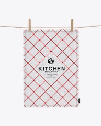 Kitchen Towel Mockup In Object Mockups On Yellow Images Object Mockups Mockup Free Psd Free Psd Mockups Templates Mockup Free Download