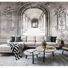 Trompe l'oeil means trick of the eye in french. Papier Peint Panoramique Sur Mesure Mots Cles Trompe L Oeil Page 1 Muralconcept Papier Peint Peintures Murales De Papier Peint Salle De Sejour