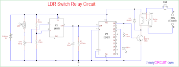 The time which elapses between the instant when the actuating quantity becomes less than the reset value to the instant when the relay. Ldr Switch Relay Circuit