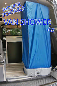 Dometic 970 portable rv toilet 5 gallon. Sprinter Van Indoor Shower Enclosure Pan Portable And Easy