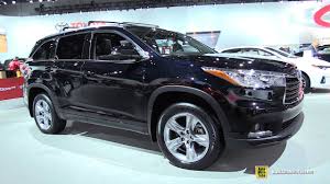 In this guise, the highlander is rated at 20 mpg in the city and 24 mpg on the highway. 2015 Toyota Highlander Limited Awd Exterior And Interior Walkaround 2015 Detroit Auto Show Youtube