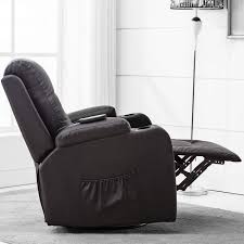 Save with recliner deals today. Comhoma Leather Recliner Chair Modern Rocker With Heated Massage Ergonomic Lounge 360 Degree Swivel Single Sof Recliner Chair Sofa Seats Leather Recliner Chair
