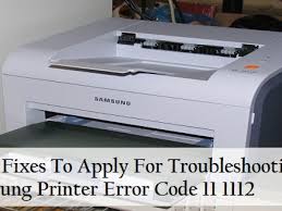 Information about additional software features, technologies, functions and services of the model. Fixed Samsung Printer Error Code 11 1112 Error Code 0x