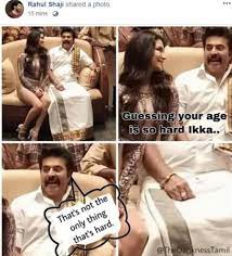 Mammootty Sunny Leone S Social Media Moment Is Now Meme Gold