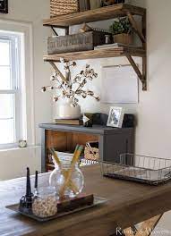 Eclectic Home Tour Rustic And Woven Rustic Home Offices Home Office Decor Farmhouse Office Decor