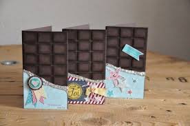 Une Envie De Chocolat Une Carte Tablette De Chocolat Carte Chocolat Carte Scrapbooking Carte