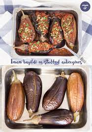 Imam Bayildi Vegetarian Stuffed Aubergines Lazy Cat Kitchen Recipe Vegan Dinners Vegetarian Cooking Recipes