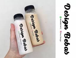 Praktis dan mudah dengan bahan stiker vinyl. Isi 28 Pcs Ukuran 9x3 Cm Cetak Sticker Transparan Botol Minuman Design Bisa Di Buatkan Print