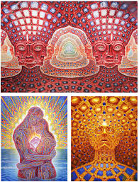 5 panels wall art canvases print alex modular grey painting hd picture for home living room wall decor artwork wooden framed ready to hang,b,40x60x2+40x80x2+40x100x1. Alex Grey Allyson Grey Book Signing Public Appearance Banyen Books Sound