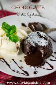 Chocolate Petit Gateau Olivia S Cuisine Recipe Desserts Delicious Desserts Food