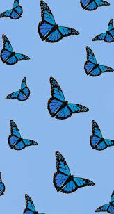 Cute for little girls room or greeting cards. Wallpaper Blue Butterfly Wallpaper Dark Blue Wallpaper Dark Wallpaper Iphone