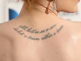 Tattoo quotes have always been around in the world of tattoo's and are extremely popular. 18 Inspirational Life Quotes Tattoo Ideas Beautiful Life Quote Tattoos On Back Cvcaz Tattoo Art Ideas Tattoo Fon Wood Tattoo Tattoo Quotes Picture Tattoos