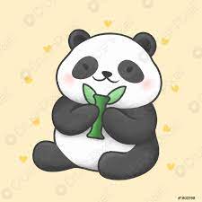 Découvrez des peluches géantes pour enfants et bébés à câliner ! Mignon Panda Ours Dessin Anime A La Main Style Vecteur Stock Crushpixel