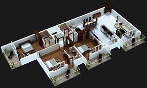 ⭐ 1 lantai ⭐ 2 lantai ⭐ apartemen ⭐ kecil → luas. Denah Rumah 3 Kamar Tidur Dengan 1 Mushola Berbagai Ukuran