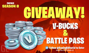 This includes its skins, rewards, tiers, price, release, duration and more! Season 8 Free Battle Pass Giveaway V Bucks Giveaway Gaming Editorial
