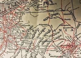 What routes on this map do you think would be most difficult to travel? Crawford Messenger The Underground Railroad S Secret Operations In Crawford County