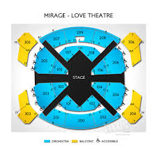 Beatles Love Show Las Vegas Seating Chart Beatles Love Show