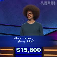 Jeopardy On Twitter Erik S Final Jeopardy Strategy When In Doubt Meme
