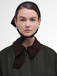 Barbour The Edit by Alexa Loren Waxed Jacket, Sage/Dress Stewart