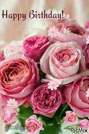 Weitere ideen zu geburtstag gif, geburtstag, geburtstagsgrüße. Rose Peony Happy Birthday Gif Birthday Birthday Sister Gluckwunsche Zum Geburtstag Bilder Geburtstag Blumen Geburtstag Wunsche