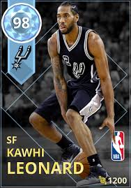 Find this pin and more on nba 2k cards,news and screenshots by mvp. Kawhi Leonard 98 Nba 2k18 Myteam Diamond Card 2kmtcentral