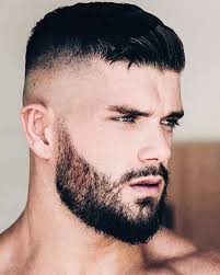 This is a high fade haircut that goes up to the hairline at the forehead and drops down at the back. 50 Best Short Haircuts Men S Short Hairstyles Guide With Photos 2021
