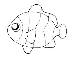 Pez Payaso Para Colorear