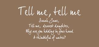 Image result for Tell Me Why.