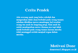 Cerpen Anak Yang Berbakti Kepada Orang Tua Tulisan