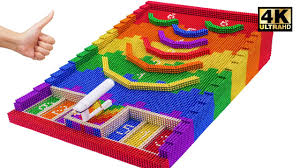 As a child i had a wooden travel chess, and the pawns had a magnet glued at the bottom. Diy How To Build Ball Shooting Board Game From Magnetic Balls Asmr Satisfying Mw Series Youtube