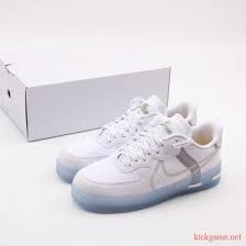 Nike Air Force 1 React Qs White Ice Cq8879 100 In 2020 Casual Shoes Women Nike Air Nike Fashion Shoes