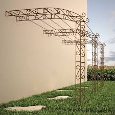 Pergola Adossa C E En Fer Arche Jardin Pergola Kiosque Jardin