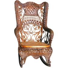 Fancy Victorian Wicker Rocking Chair 1stdibs Com Antique Wicker Antique Wicker Chairs Victorian Wicker