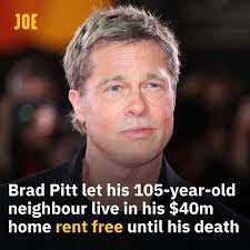 The pensioner's wife had passed away and Brad made a special deal with him  🙌