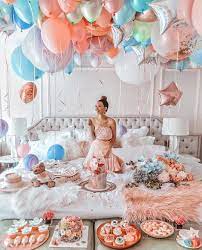 Really Pretty Happy Birthday Decorations Inside A Bedroom Birthday Goals Birthday Decorations Birthday Party Decorations