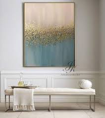 Large Abstract Oil Painting Large Wall Art Wall Decor Modern Oil Painting Abstract Abstract Painting Acrylic Gold Leaf Art