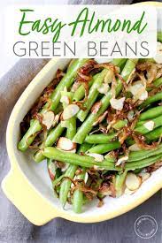 Green Beans With Caramelized Onions And Almonds Recipe Bean Recipes Green Bean Recipes Healthy Vegetable Recipes