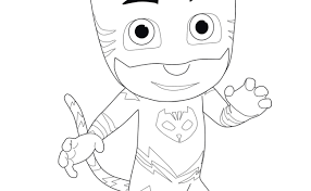 Various playful cats including cute and mandala cats to color. Catboy And Romeo Pj Mask Coloring And Drawing Cute766