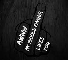 4 years ago on october 28, 2016. Middle Finger Anime Wallpapers Wallpaper Cave