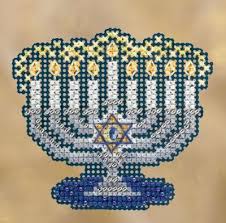 Menorah Counted Cross Stitch Kit