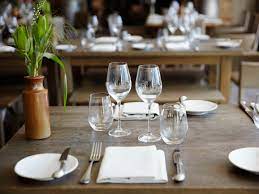 Lancaster table & seating 36 x 36 solid wood live edge bar height table and 4 barstools with antique walnut finish. Inexpensive Restaurant Design Ideas