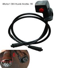 A regular type twist throttle (ie: Electric Bike Kit Parts Imortor Thumb Throttle