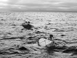 Boat in the middle of the ocean at night. Thirty Six Thousand Feet Under The Sea The New Yorker